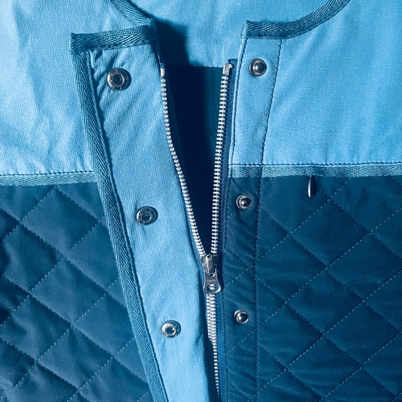 Urban Outfitters x Without Walls XS Blue Quilted Trail Jacket - Picture 2 of 11